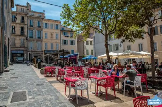 Vieux-Marseille, ruelles et maisons du quartier historique Le Panier